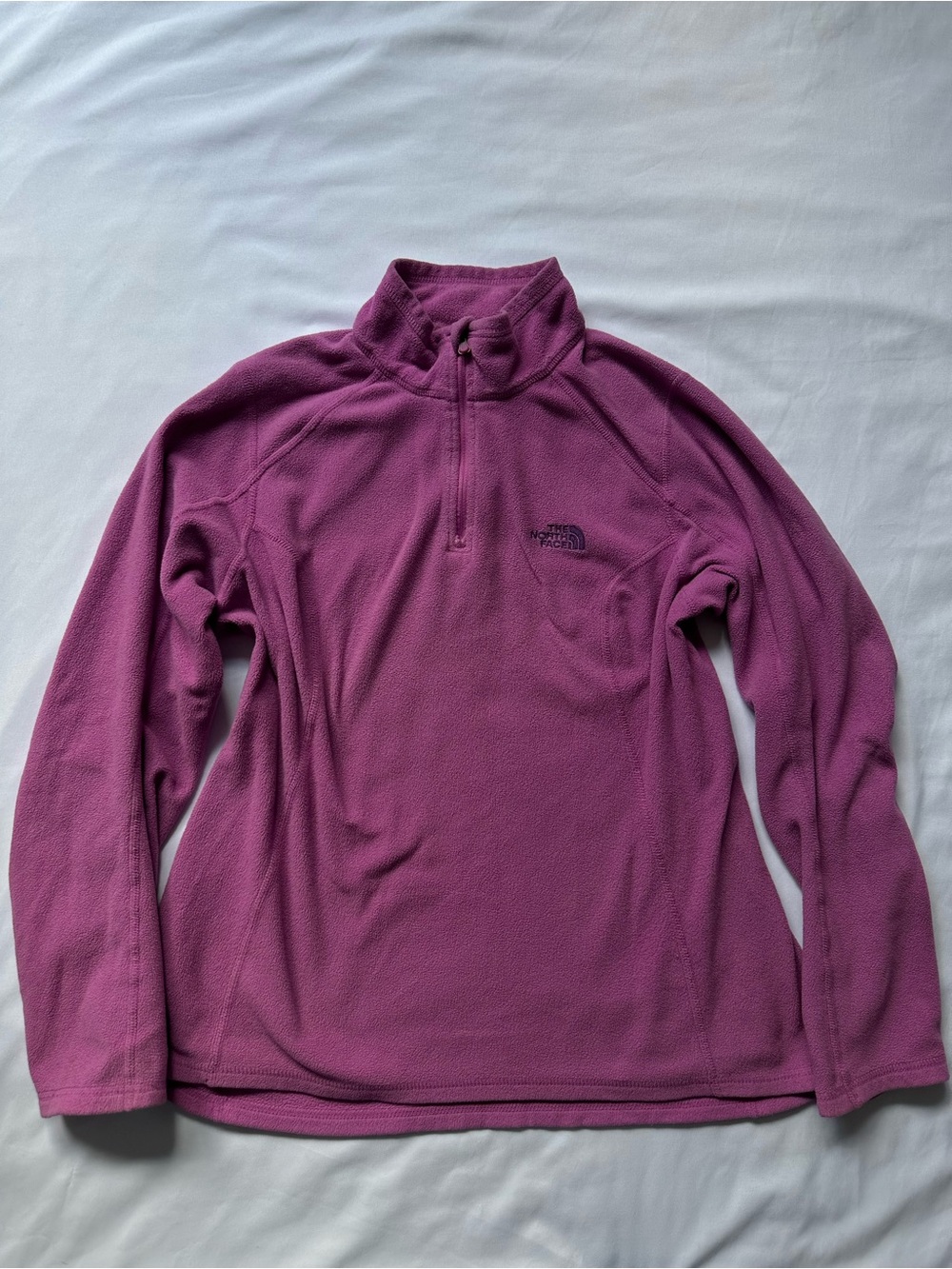 The North Face Purple Half-Zip Fleece Pullover